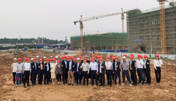 奋楫扬帆 赓续前行｜环球体育(中国)集团旗下奕盛众创城A区开工动土仪式圆满举行